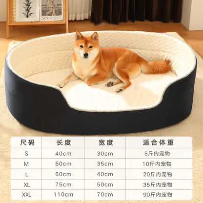Comfy Pet Bed with Easy-Clean Cover