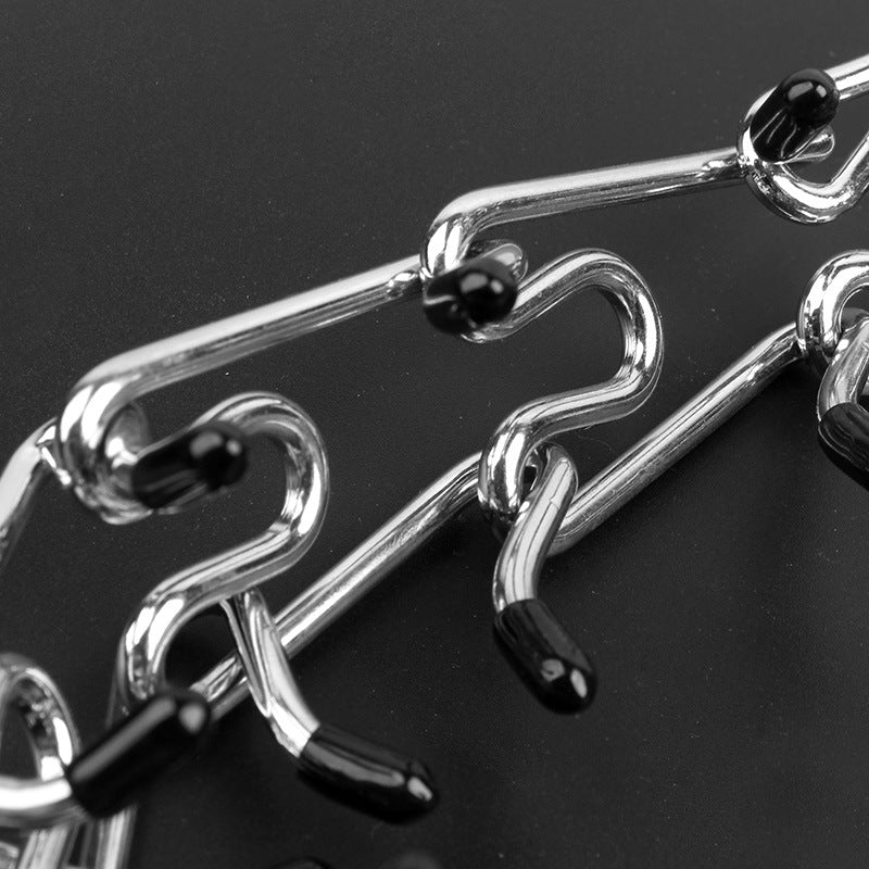 PawZella Training Chain Collar — Detachable Prong Training Collar
