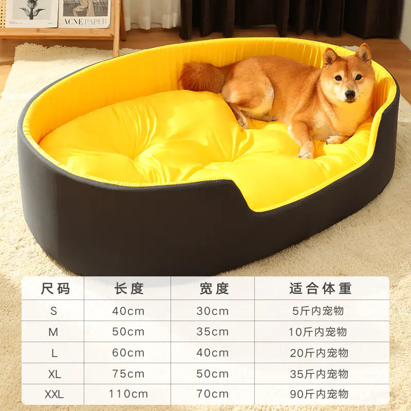 Comfy Pet Bed with Easy-Clean Cover