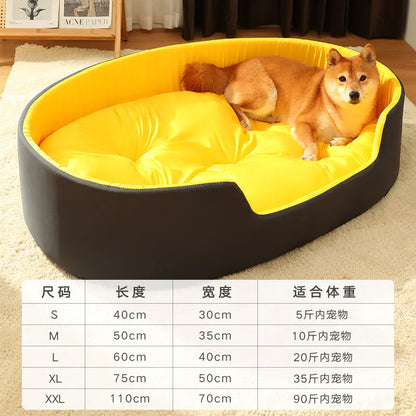 Comfy Pet Bed with Easy-Clean Cover