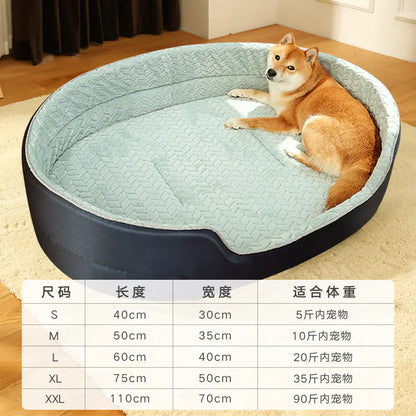 Comfy Pet Bed with Easy-Clean Cover
