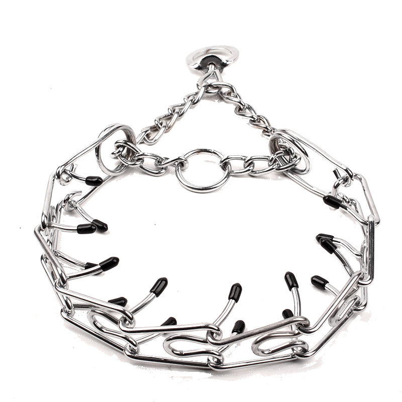 PawZella Training Chain Collar — Detachable Prong Training Collar