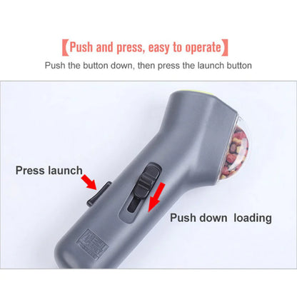 Automatic Pet Snack Launcher for Outdoor Training