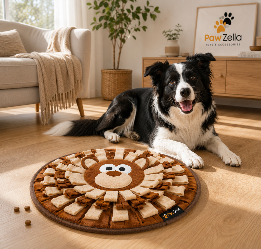 PawZella SniffScape Lion Snuffle Mat for Dogs & Cats