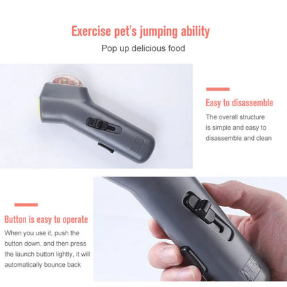 Automatic Pet Snack Launcher for Outdoor Training