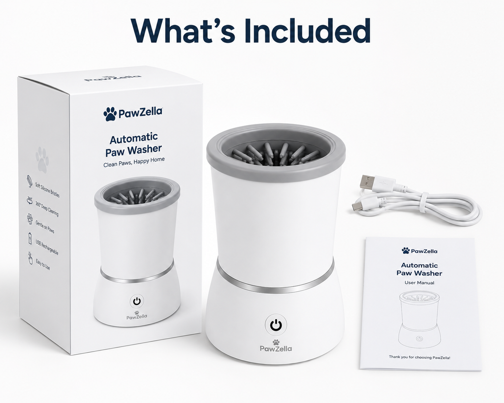 PawZella Smart Automatic Dog & Cat Paw Washer
