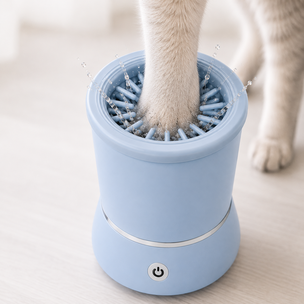 PawZella Smart Automatic Dog & Cat Paw Washer
