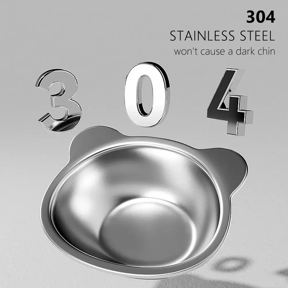 P‌awzella 304 Stainless Steel Cat Bowl