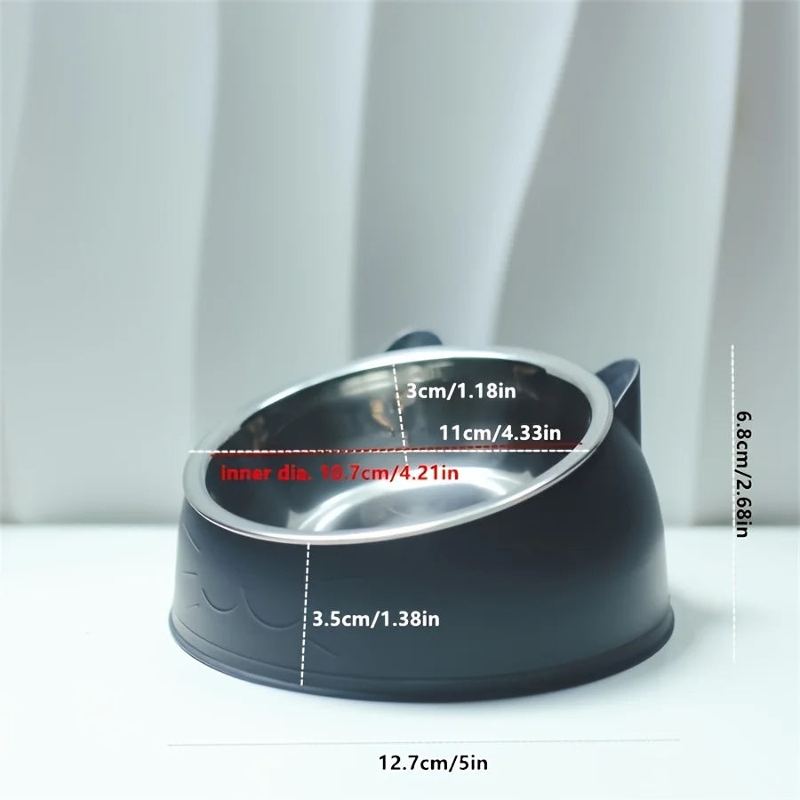 Pawzella Stainless Steel Cat Bowl