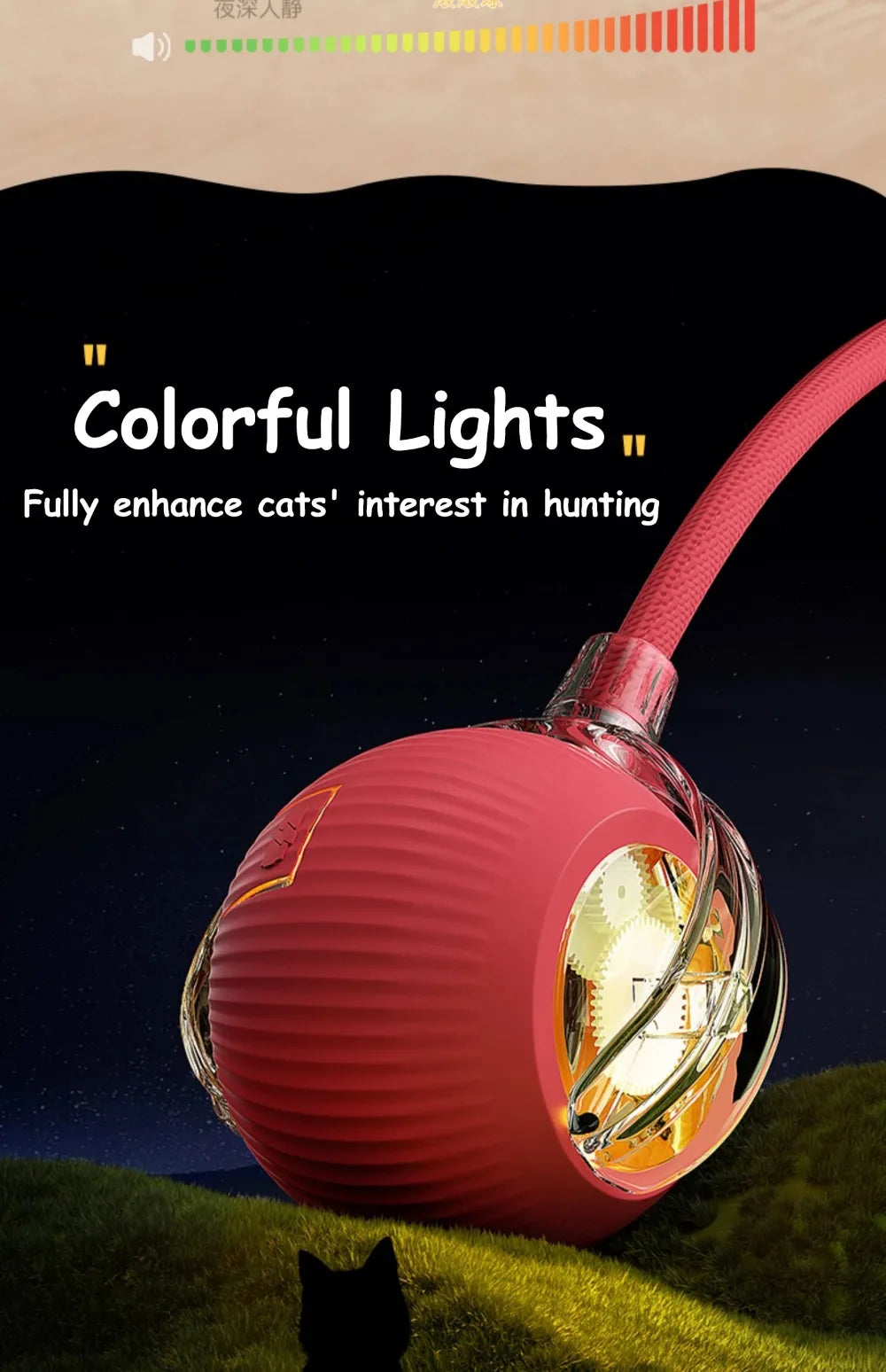 Pawzella Cat Interactive Ball