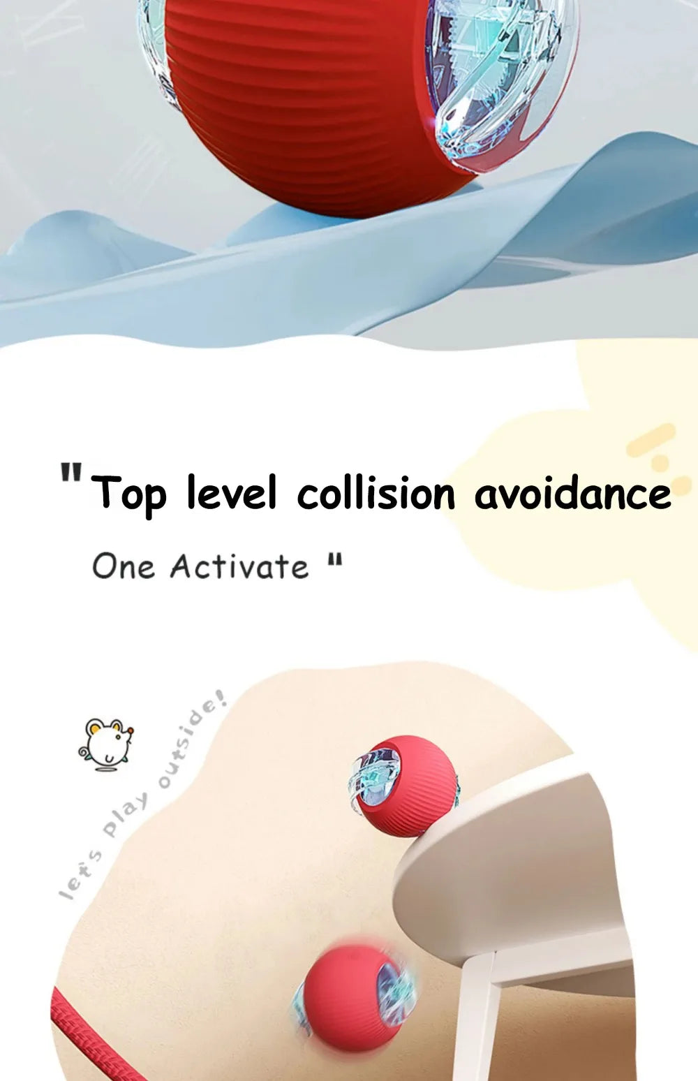 Pawzella Cat Interactive Ball