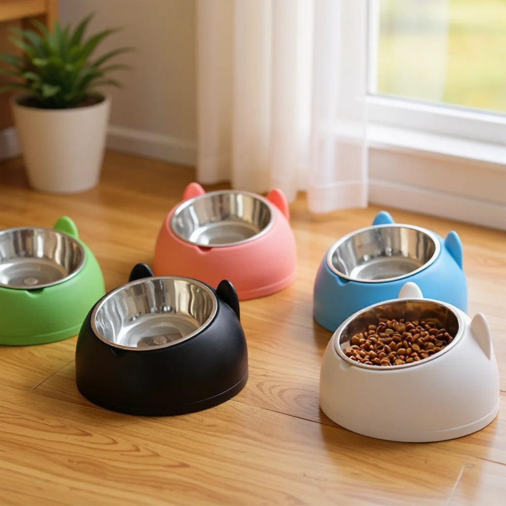 Pawzella Stainless Steel Cat Bowl