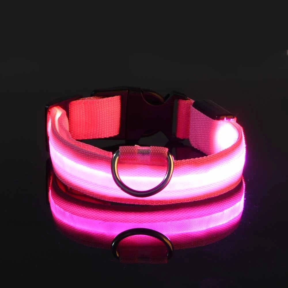 Pawzella Nylon LED Night Safety Flashing Glow