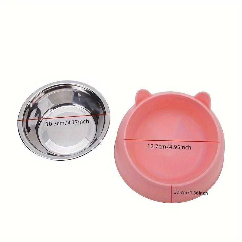 Pawzella Stainless Steel Cat Bowl