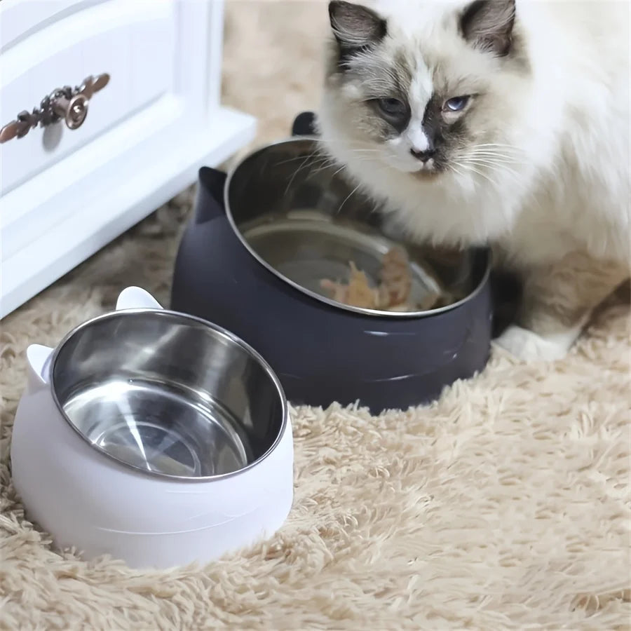 Pawzella Stainless Steel Cat Bowl