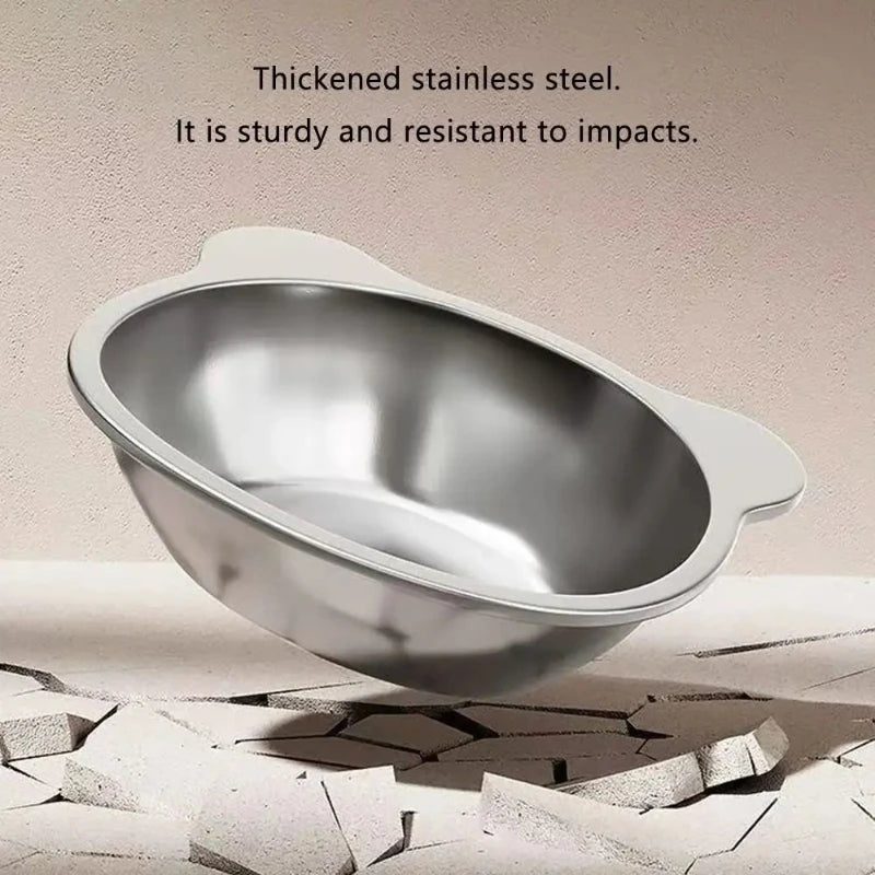 P‌awzella 304 Stainless Steel Cat Bowl