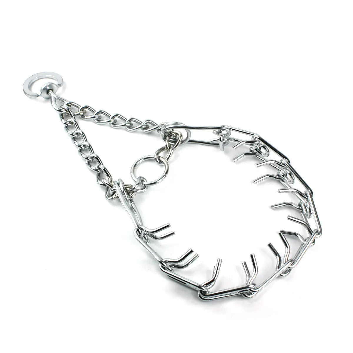 PawZella Training Chain Collar — Detachable Prong Training Collar