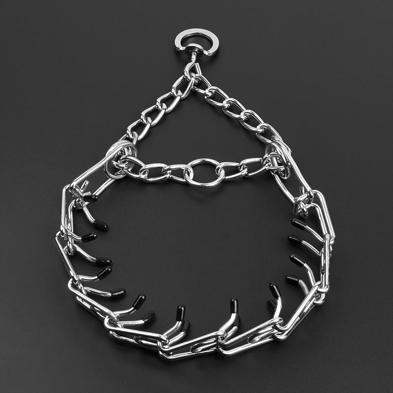 PawZella Training Chain Collar — Detachable Prong Training Collar