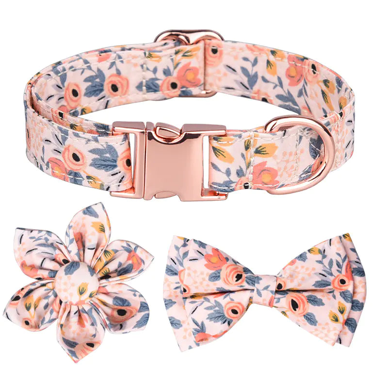 PawZella Petal-Pals™ Floral Dog & Cat Collar