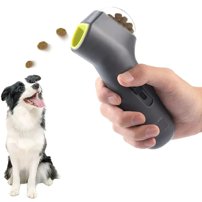 Automatic Pet Snack Launcher for Outdoor Training