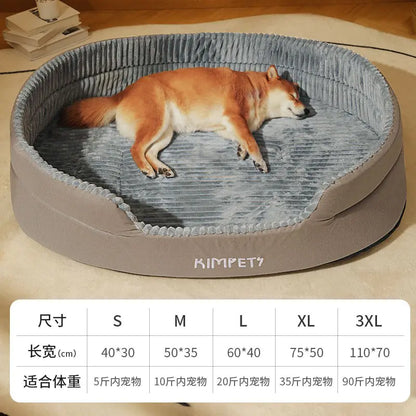 Comfy Pet Bed with Easy-Clean Cover