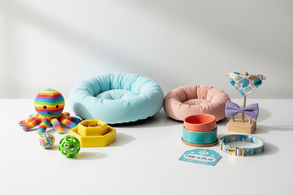 new arrival pet items for dogs and cats to our store