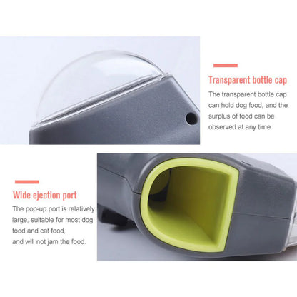 Automatic Pet Snack Launcher for Outdoor Training