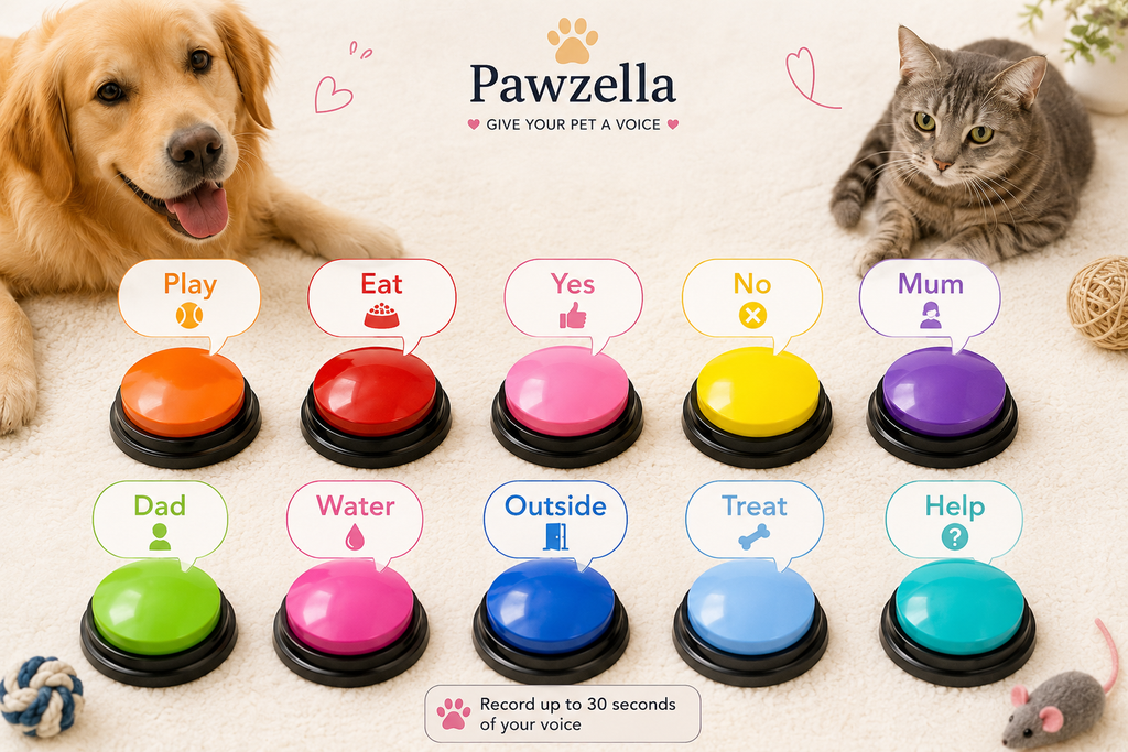 Pawzella Recordable Pet Communication Button