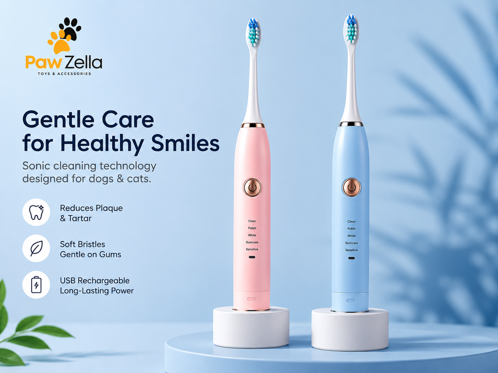 Pawzella Pet Sonic Electric Toothbrush