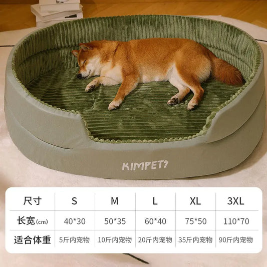 Comfy Pet Bed with Easy-Clean Cover